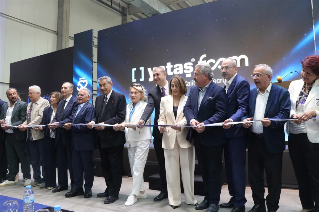 Kayseri'de sünger fabrikasının açılışı yapıldı