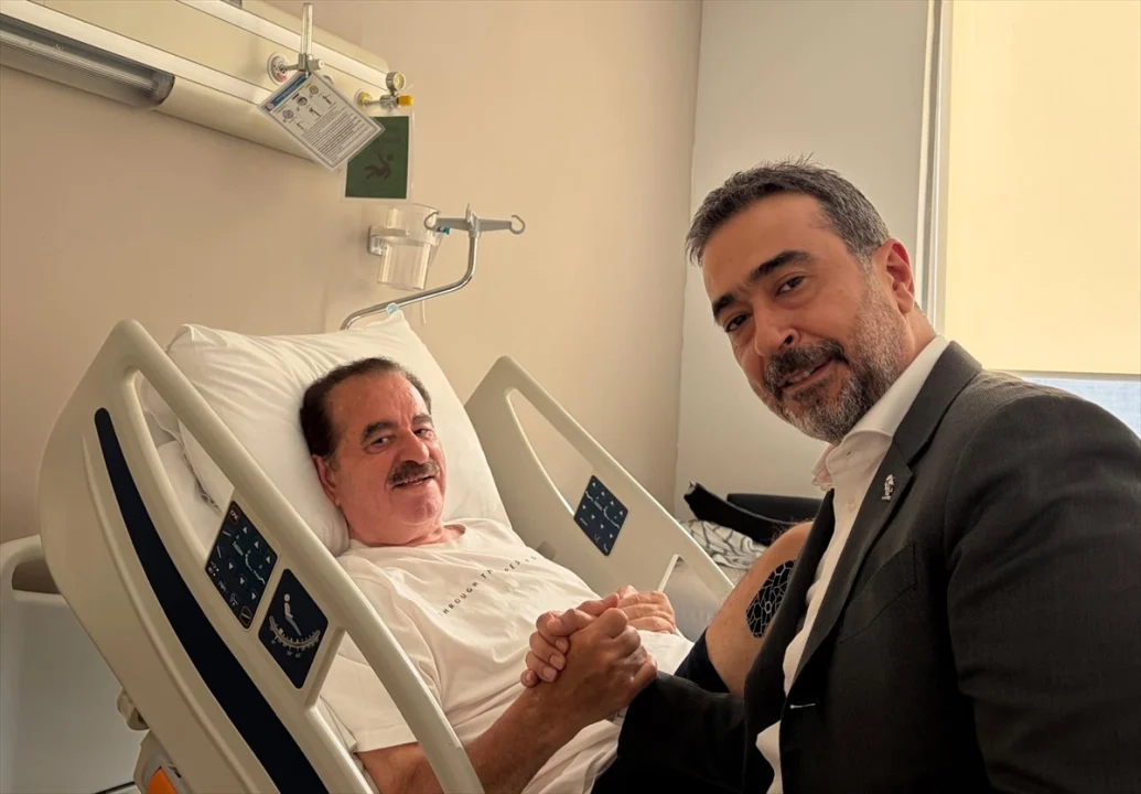AK Parti Ankara İl Başkanı Özcan'dan İbrahim Tatlıses'e "geçmiş olsun" ziyareti