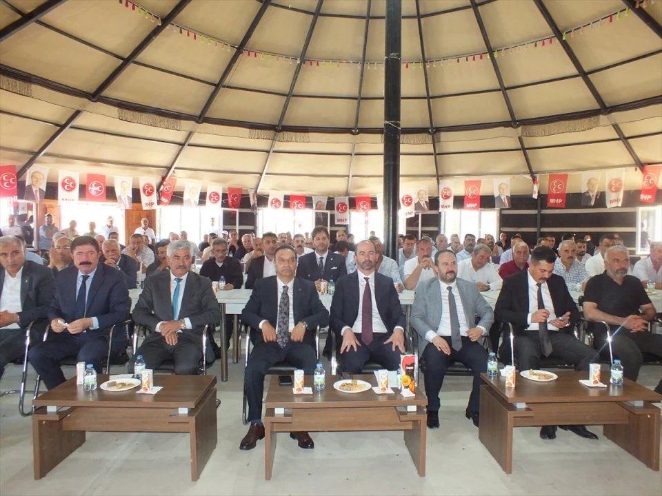 Ulaş'ta MHP İlçe Başkanlığına İlbey yeniden seçildi