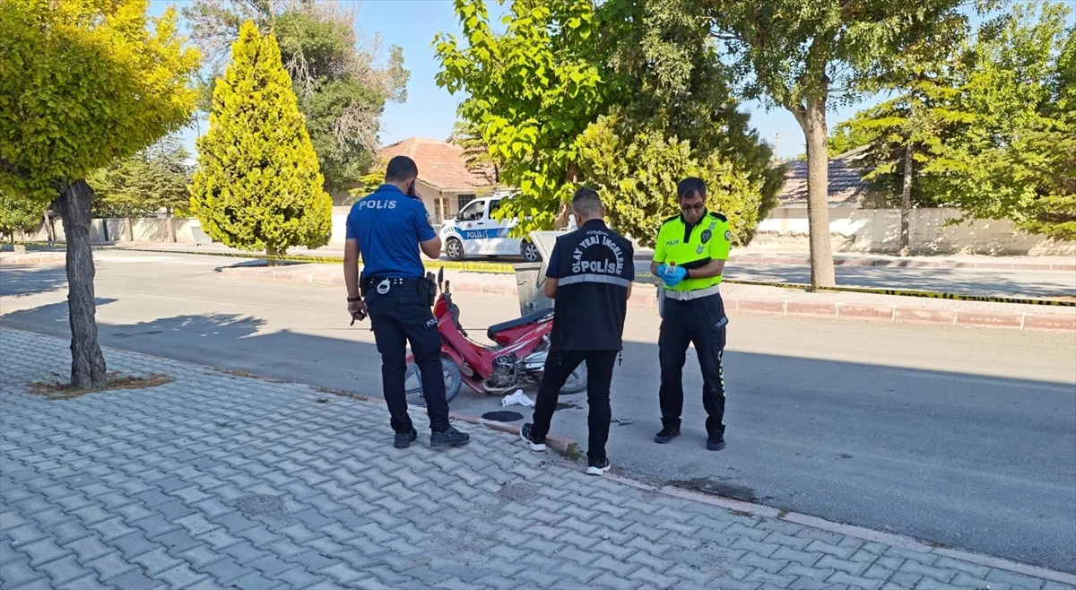 Aksaray’da devrilen motosikletin sürücüsü öldü