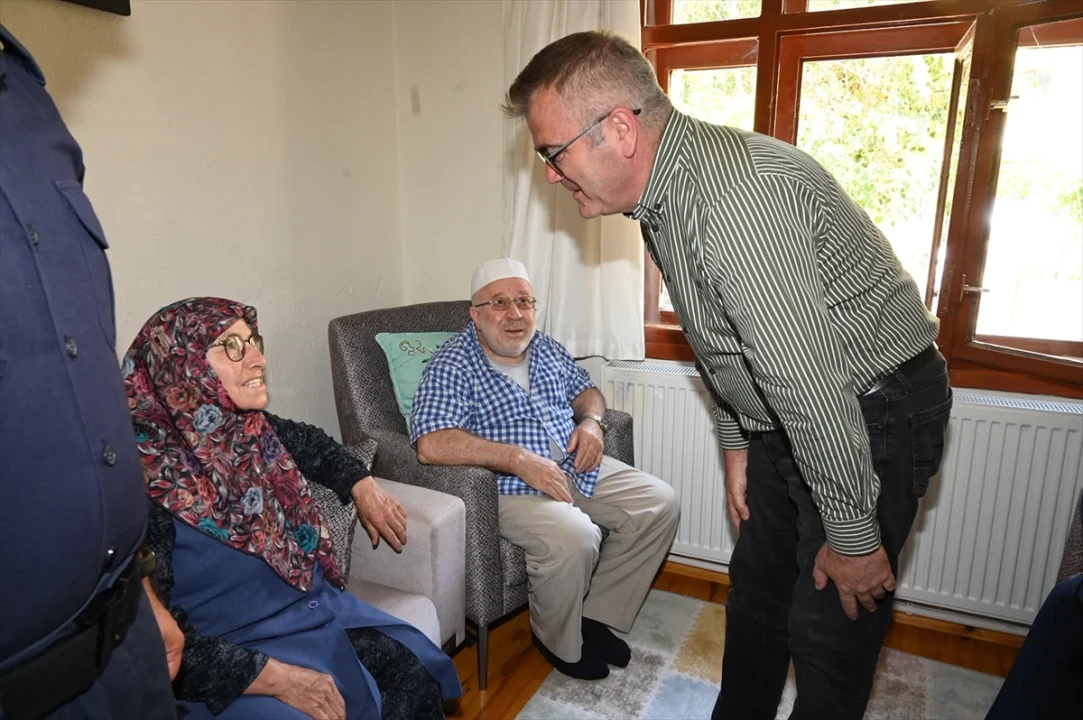 Seydişehir'de şehit Muhsin Kiremitçi'nin ailesi ziyaret edildi