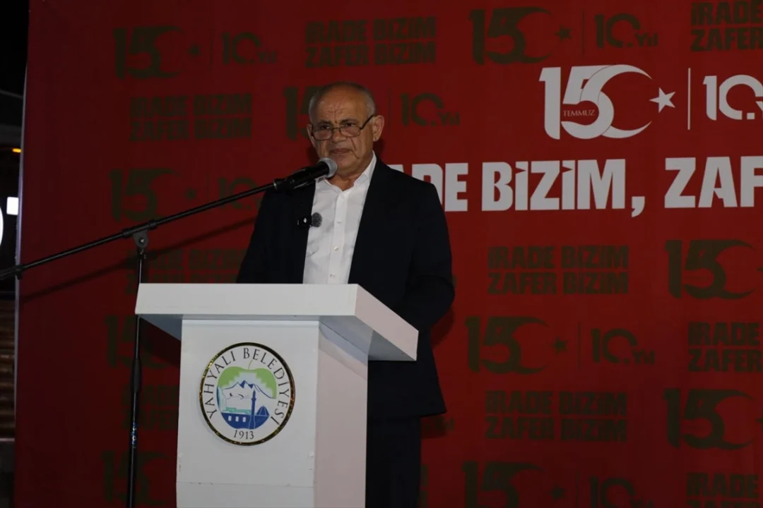 Yahyalı'da 15 Temmuz Demokrasi ve Milli Birlik Günü programı düzenlendi