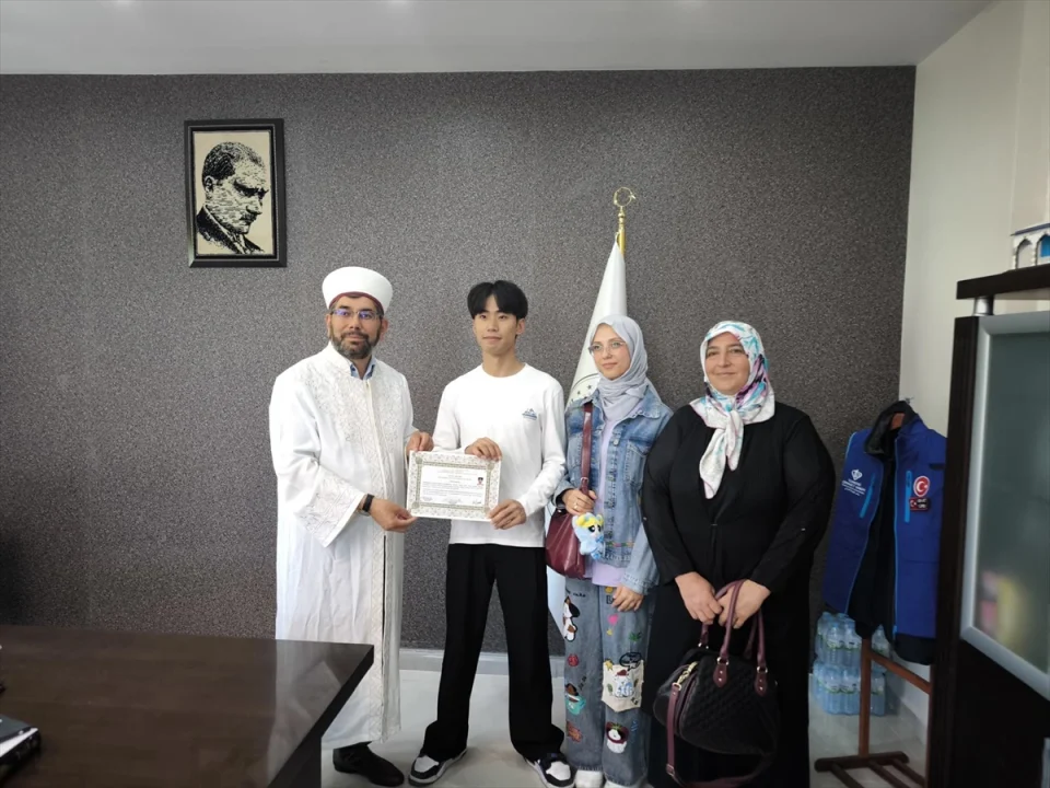 Çinli Tong Zuo, dil eğitimi için geldiği Kayseri'de Müslüman oldu