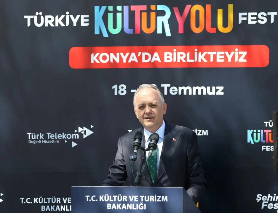 Kültür ve Turizm Bakan Yardımcısı Yazgı, Konya Kültür Yolu Festivali'nin açılışında konuştu
