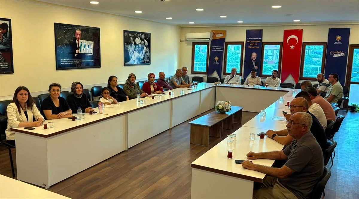 AK Parti Beypazarı İlçe Başkanlığı haftalık toplantısı yapıldı
