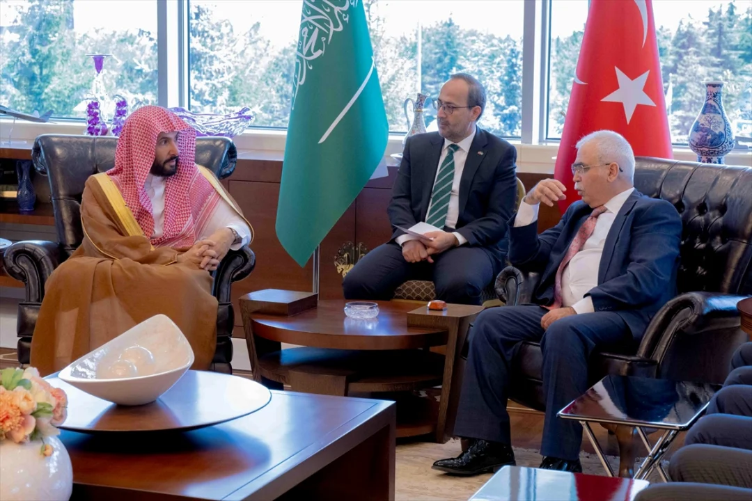 AYM Başkanı Özkaya, Suudi Arabistan Adalet Bakanı Al Smani ile görüştü