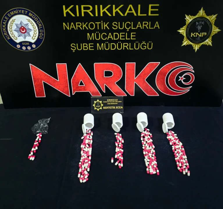 Kırıkkale'deki uyuşturucu operasyonunda 2 zanlı yakalandı