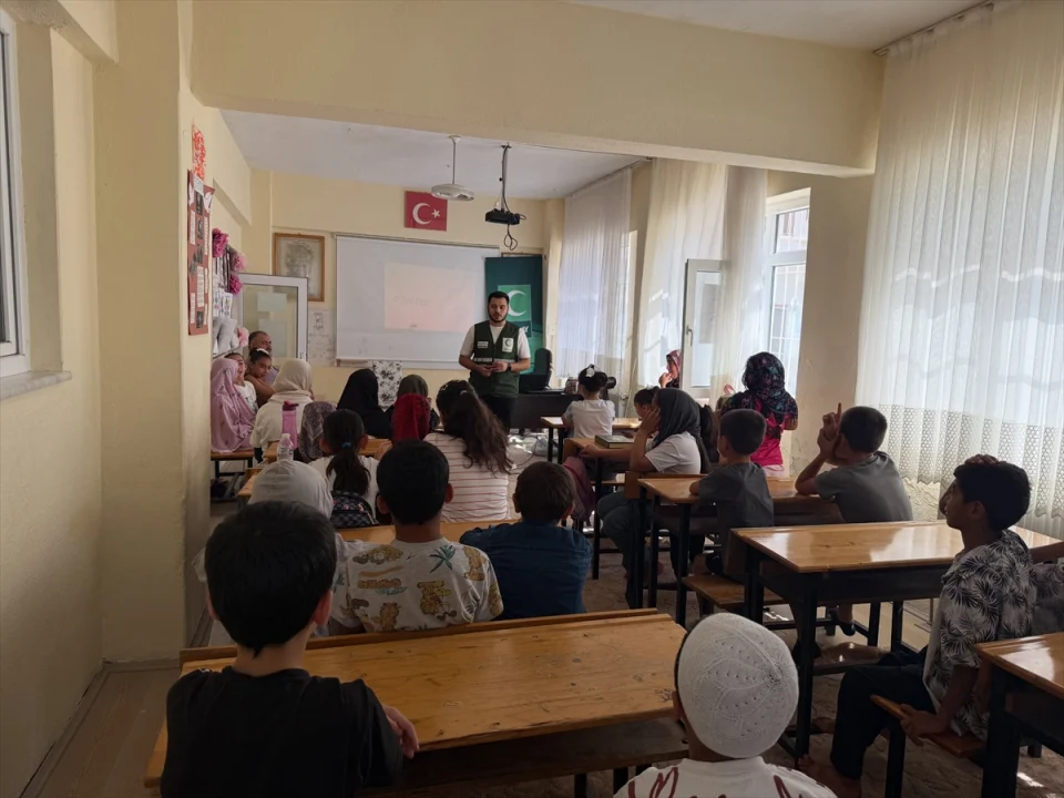 Kırıkkale’de Kur’an kursu öğrencilerine bağımlılıkla mücadele eğitimi verildi