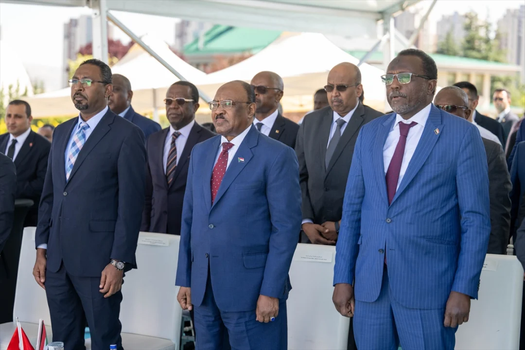 Sudan'ın Ankara Büyükelçiliğinin yeni binası için temel atma töreni düzenlendi