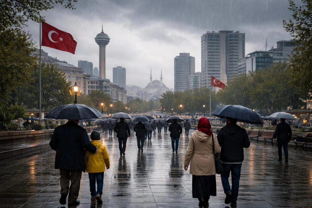 ANKARA’DA YAĞIŞ UYARISI