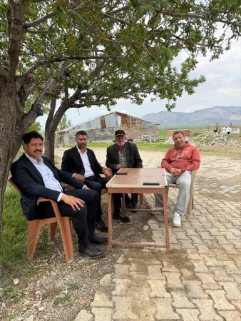 MHP Ulaş İlçe Başkanı İlbey, yaşlıları ve hastaları ziyaret etti