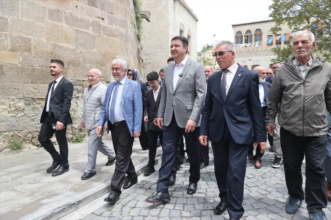 Saadet Partisi Genel Başkanı Arıkan, Mustafapaşa beldesinde seçmenle buluştu