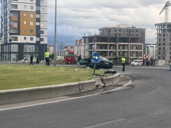 Kayseri'de trafik kazasında 4 kişi yaralandı