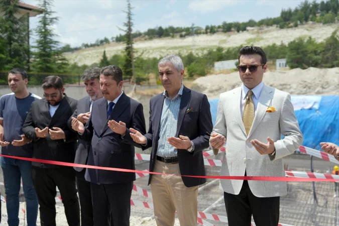 Beypazarı ilçesinde adliye lojmanının temeli atıldı