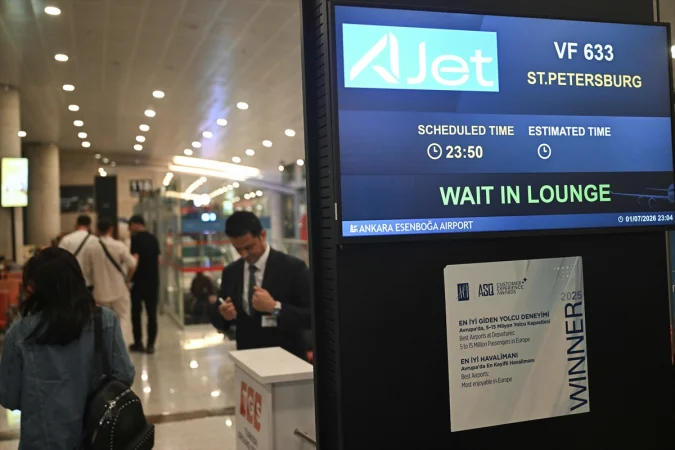 AJet'in Ankara-St. Petersburg hattındaki ilk uçuşu yapıldı