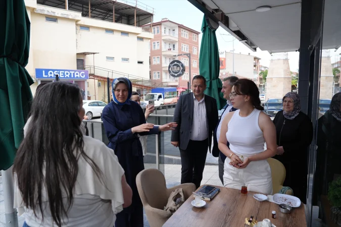 AK Parti Ankara Milletvekili Zeynep Yıldız, Çubuk'ta ziyaretlerde bulundu