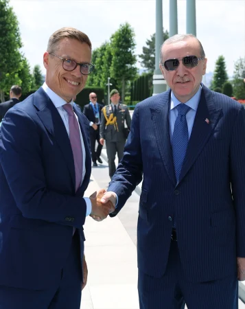 NATO ANKARA ZİRVESİ - Cumhurbaşkanı Erdoğan, Finlandiya Cumhurbaşkanı Stubb ile görüştü