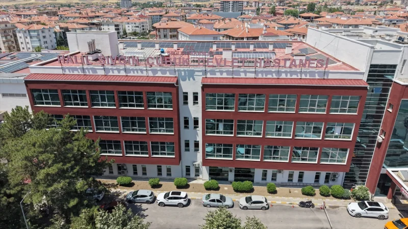 Çubuk Devlet Hastanesinde enerji verimliliğini sağlamak için çalışma yapıldı