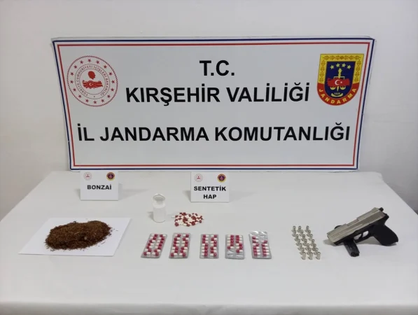 Kırşehir'de uyuşturucu operasyonunda 1 zanlı yakalandı