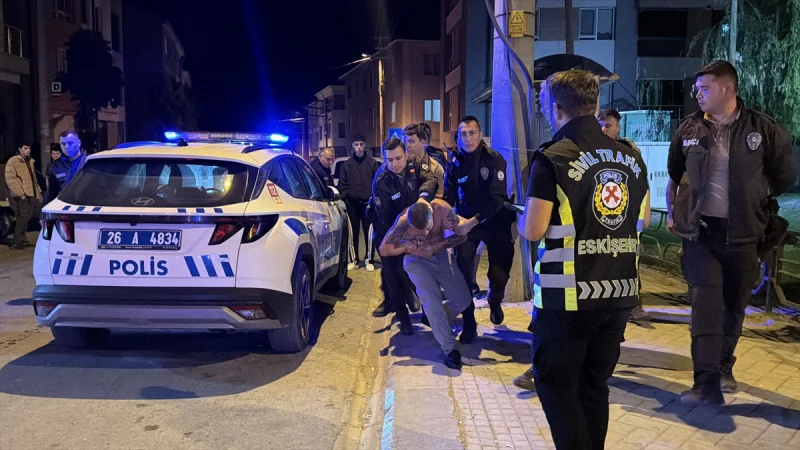 Eskişehir'de polisin "dur" ihtarına uymayan sürücü kovalamaca sonucu yakalandı