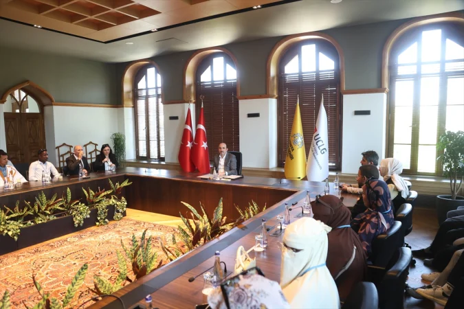 Moritanyalı heyetten Dünya Belediyeler Birliği Başkanı Altay'a ziyaret