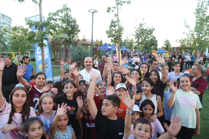 Konya'da "Parklarda Şenlik Var" etkinliği yapıldı