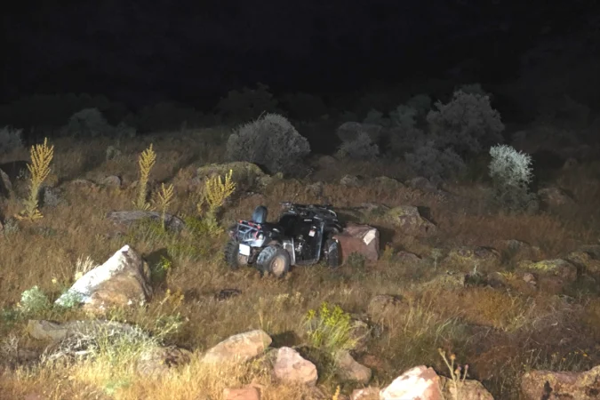 Karaman'da devrilen ATV'nin sürücüsü öldü, 3 kişi yaralandı