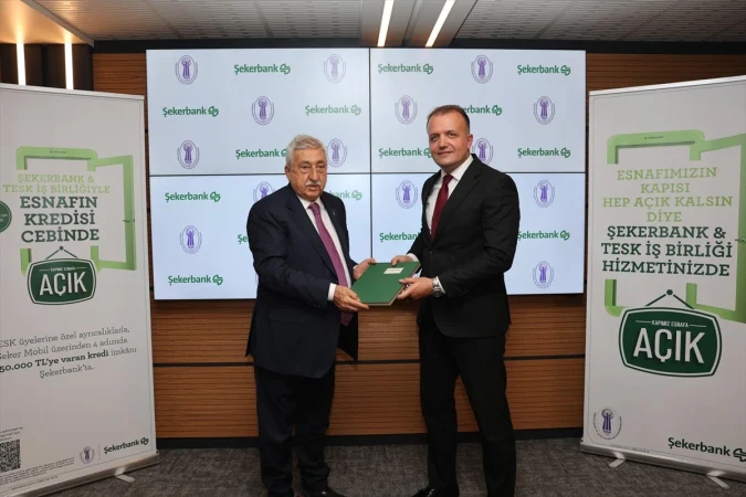 Şekerbank, TESK işbirliğiyle esnafa finansman desteği sağlamaya devam ediyor