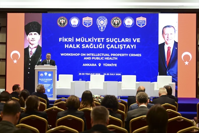 TÜRKPATENT Başkanı Durak "Fikri Mülkiyet Suçları ve Halk Sağlığı Çalıştayı"nda konuştu
